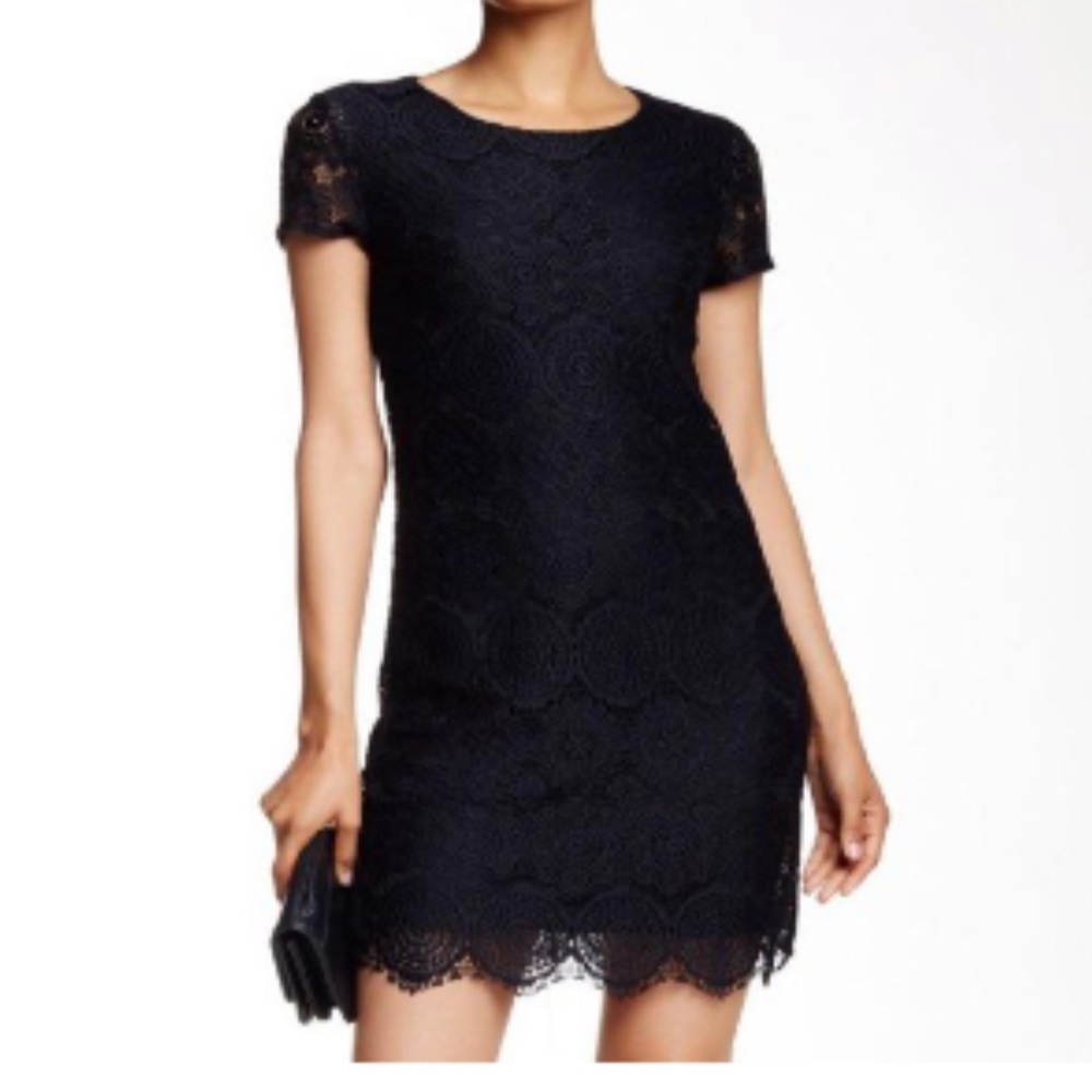 Laundry by Shelli Segal Lace Black Dress